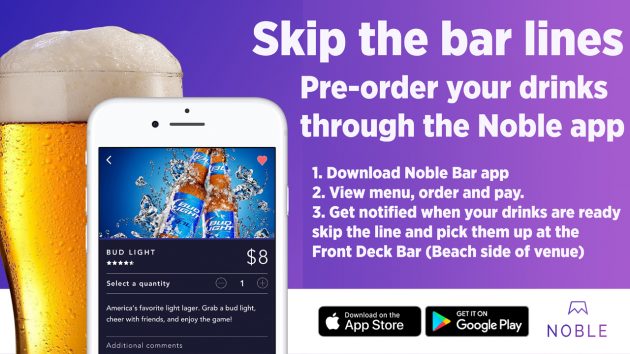 Skip the bar line with the Noble App